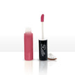 "Reillie Beauty Organic Lip Gloss in Luscious Guava, soft pink shade in tube with nourishing botanicals"
