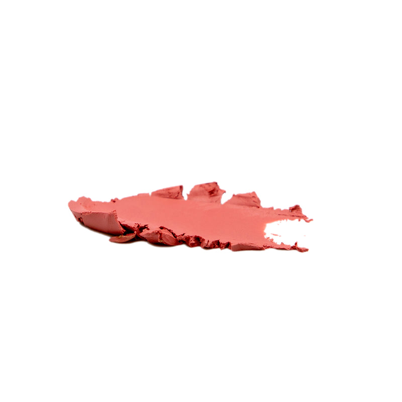 Swatch of Reillie Beauty Organic Cheek Tint in Rose Petal, bright pink shade on skin