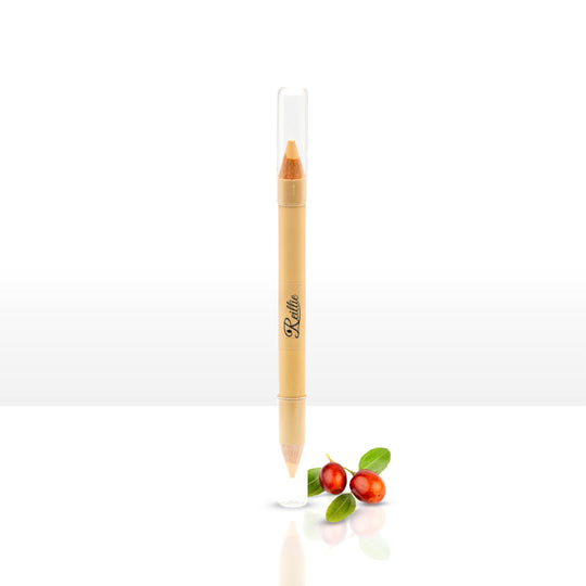 Reillie Organic Duo Pencil – nourishing, conceals dark circles, pigmentation, and blemishes for all skin types