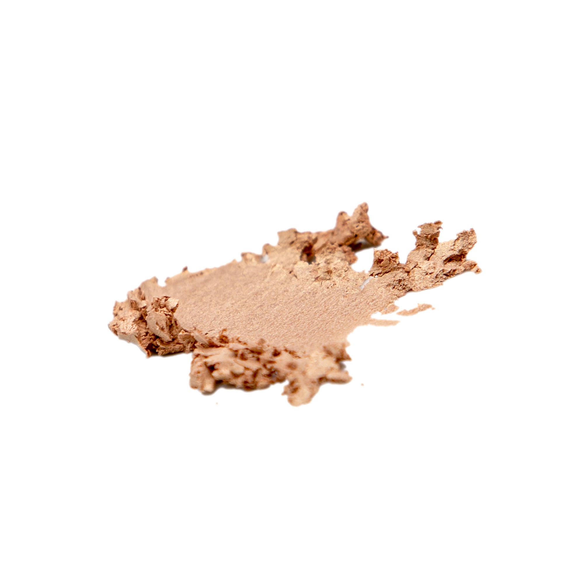Reillie Beauty Organic Highlighter swatch, luminous glow with botanical ingredients
